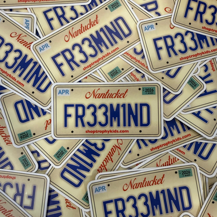 £reemind License Plate Sticker